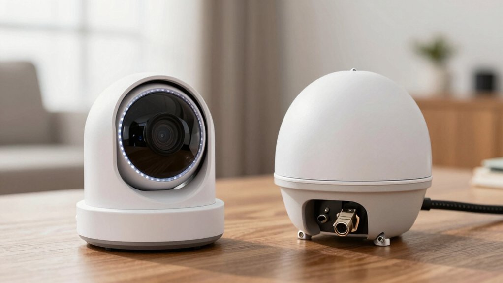 battery vs wired security cameras pros and cons