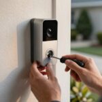 Installing a Battery Video Doorbell and Setting Motion Zones