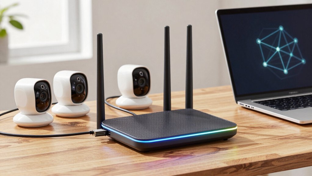 mesh wifi for multiple security cameras