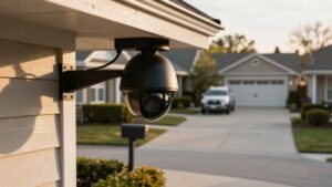 outdoor driveway surveillance camera placement