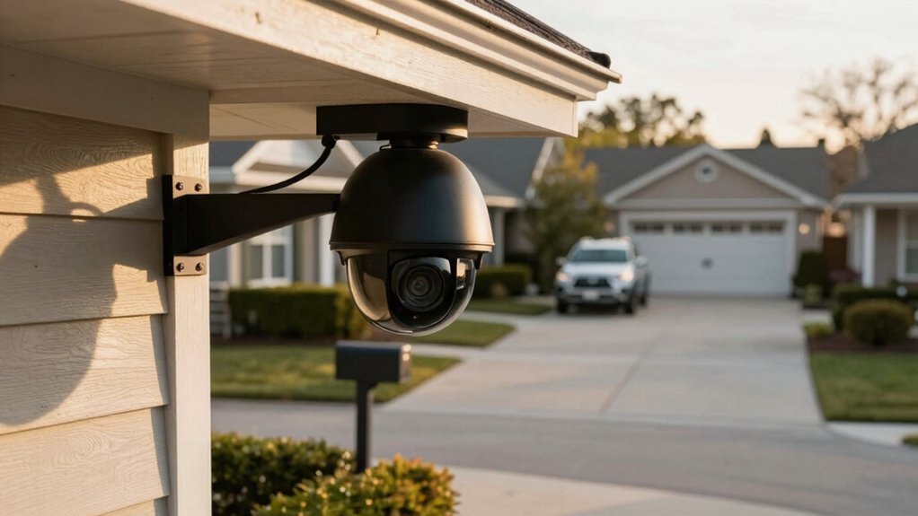 outdoor driveway surveillance camera placement