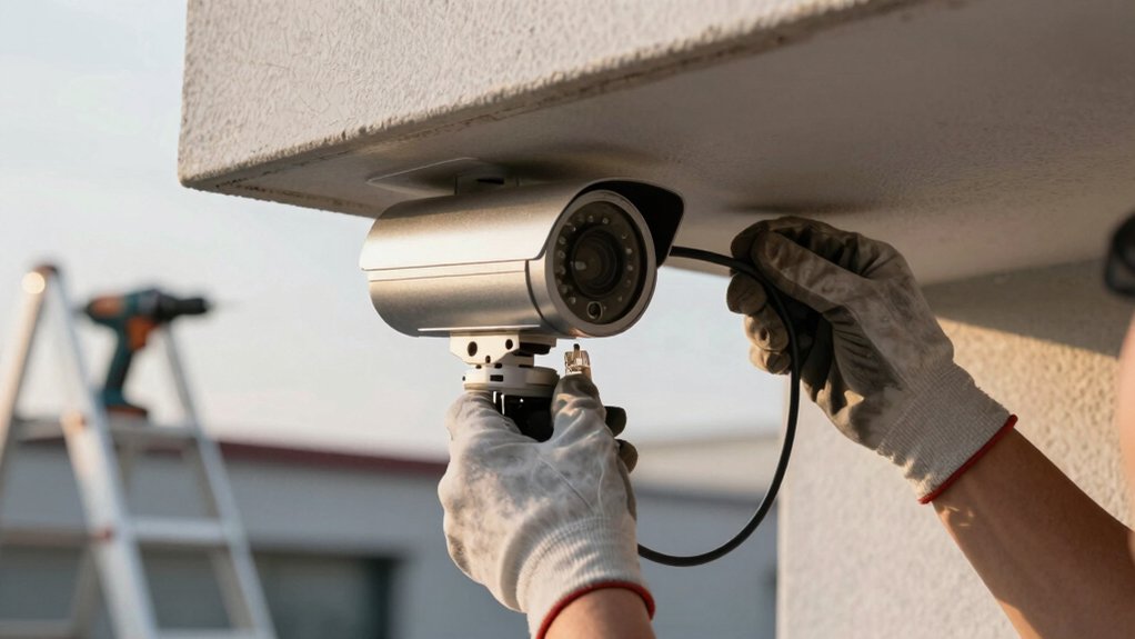poe security camera installation steps