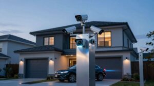 poe security cams with vehicle detection