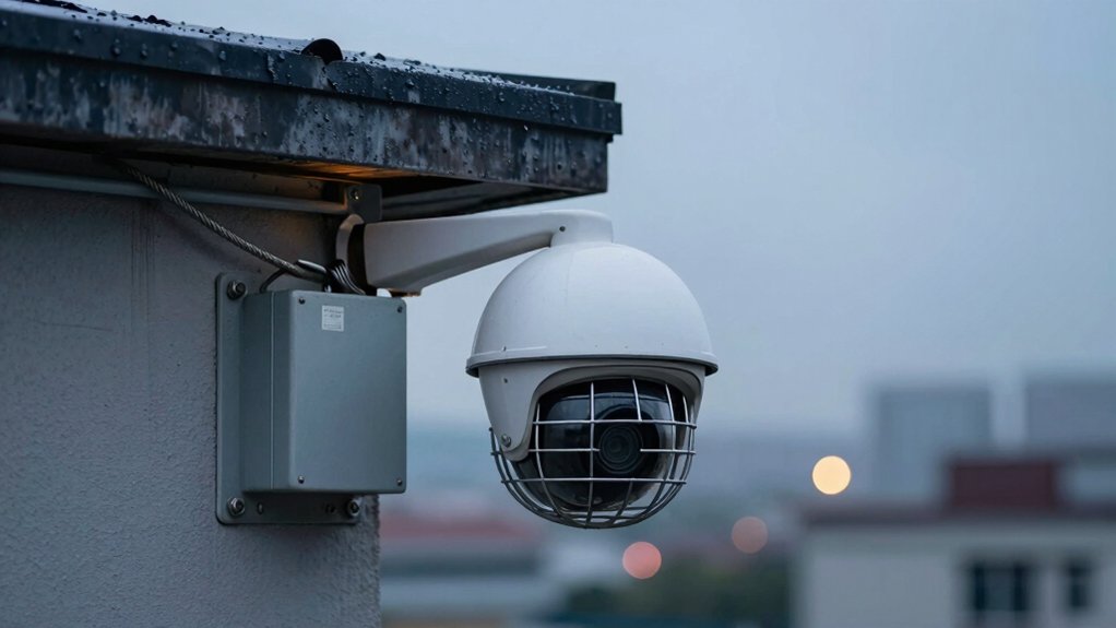 preventing security camera tampering
