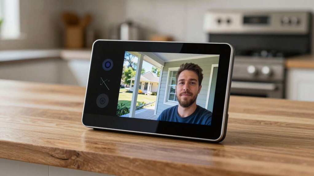 smart displays view doorbell feed