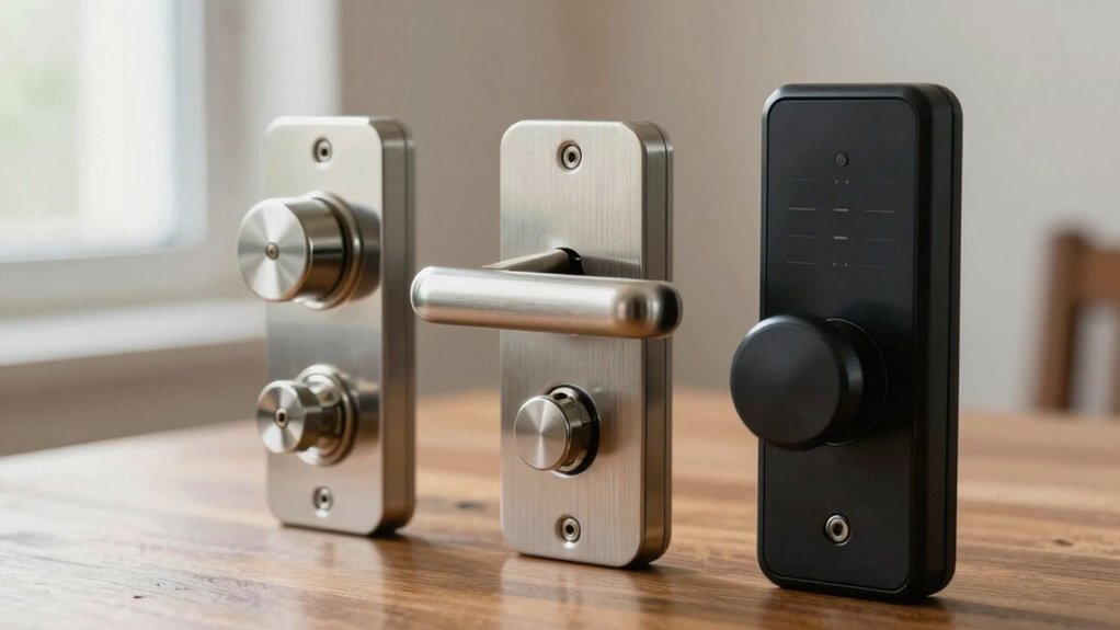 types deadbolt lever retrofit locks