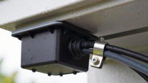 weatherproof camera junction box connections
