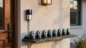 wired video doorbells with storage